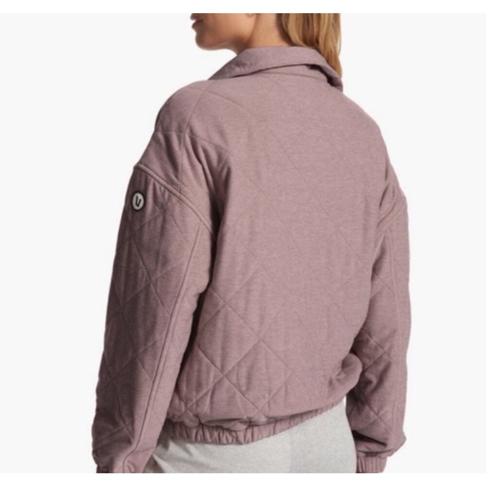 VUORI Quilted Halo Insulated Primaloft Jacket in Hazel Heather, Size M - Picture 2 of 8